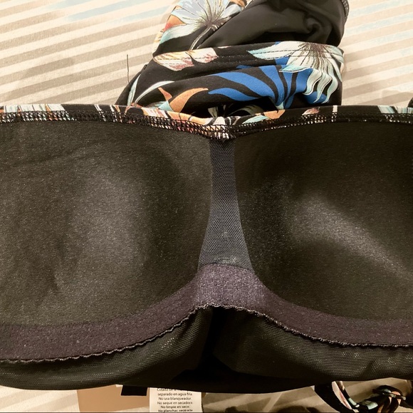 NWT, Niptuck Swim, Louise Dukes Paradise One Piece Swimsuit, Sz 4, Black Multi - Picture 10 of 16